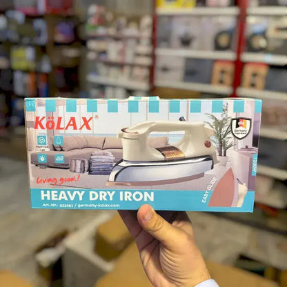 KÖLAX Heavy Dry Iron – Easy Glide,Long Power Cord