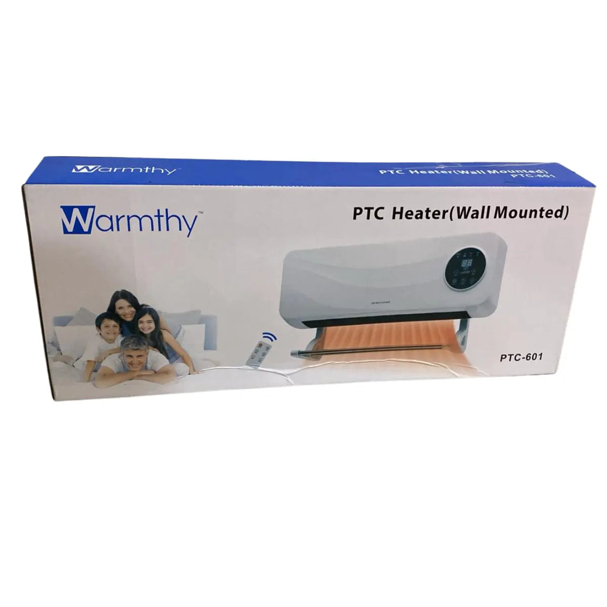 Warmthy PTC Wall Mounted Heater – Model PTC-601 (Remote Control | Fast Heating)