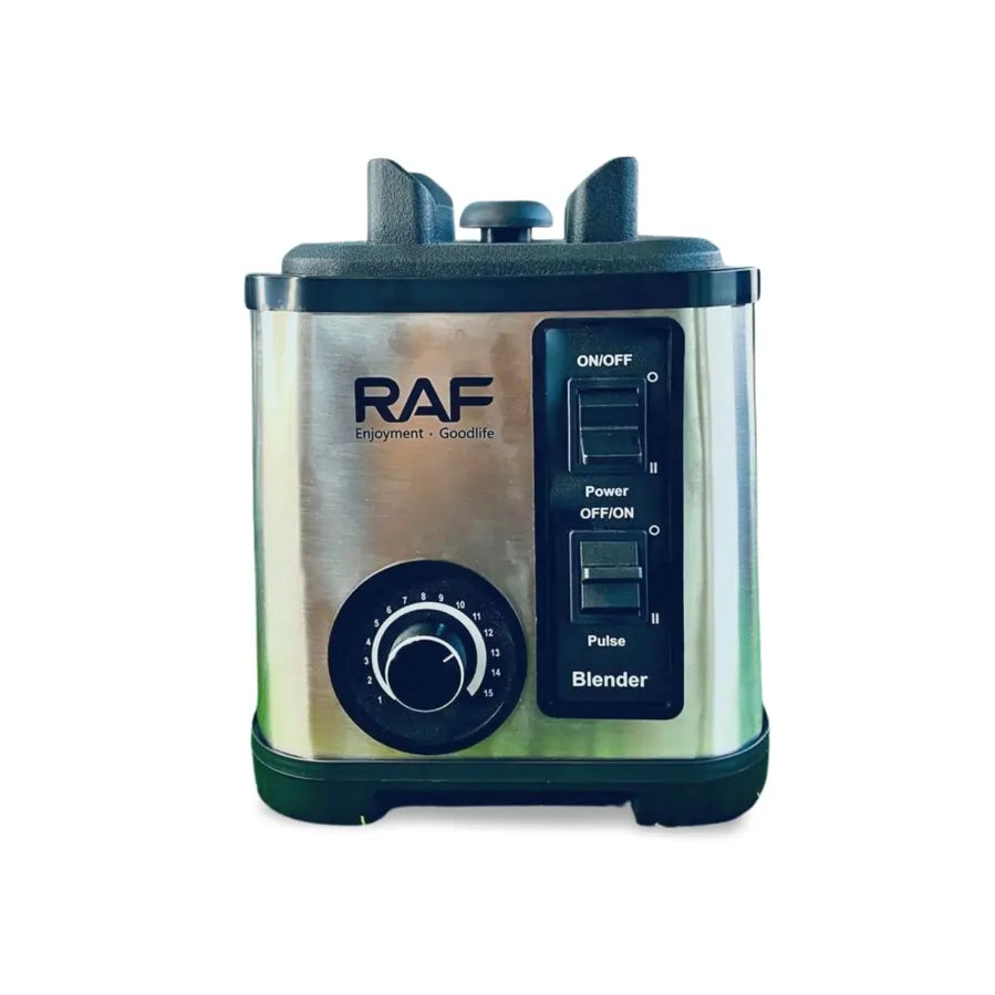 RAF R-2877 Electric Blender – 3-in-1 | 2600W Powerful Motor | 3.0L Capacity | Grinder & Chopper Included