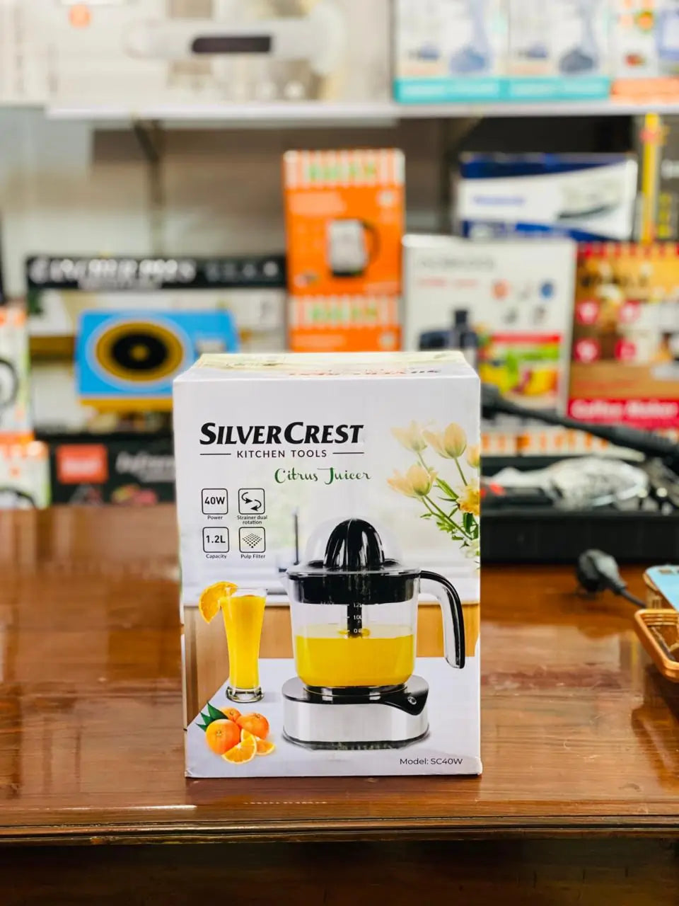 SilverCrest Citrus Juicer 40W – 1.2L Capacity | Powerful & Easy Juice Extraction